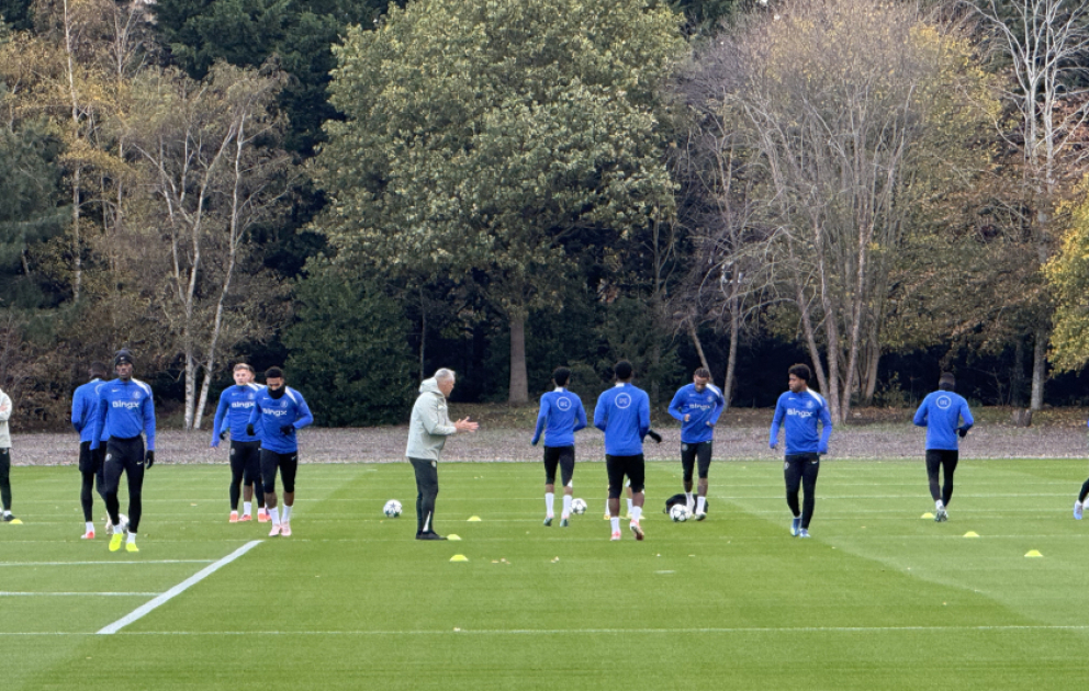 “Çelsi” klubunun “Qarabağ”la oyunöncəsi son məşqindən -  FOTOLAR  VİDEO
