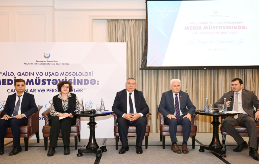 “Ailə, qadın və uşaq məsələləri media müstəvisində: çağırışlar və perspektivlər” mövzusunda konfrans keçirilib VİDEO