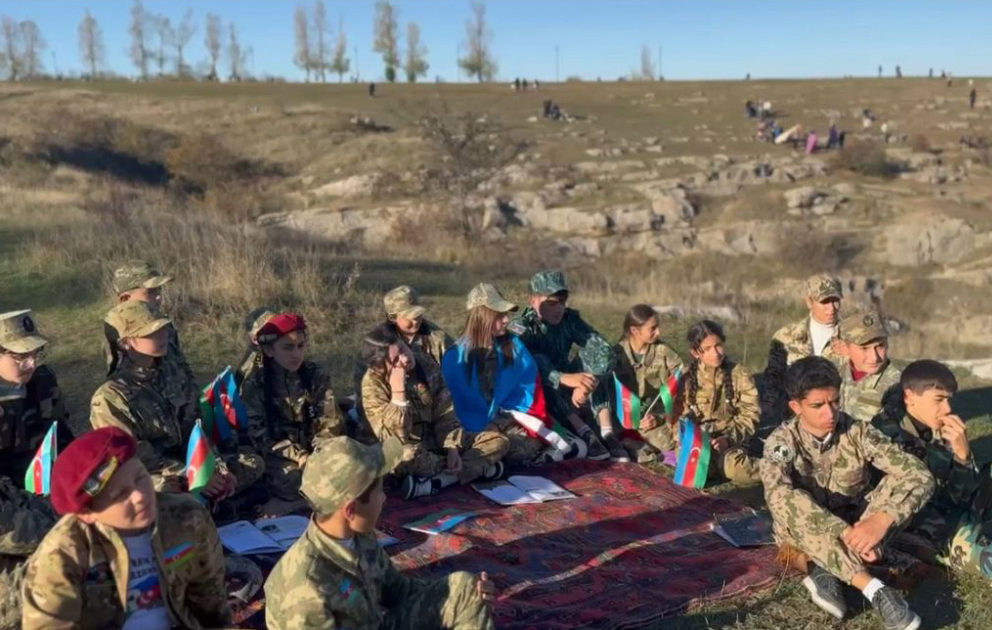 Azad olunan torpaqlarda açıq dərs: Hüşün məktəbliləri Şuşada Zəfər ruhunu yaşadılar  FOTO  VİDEO