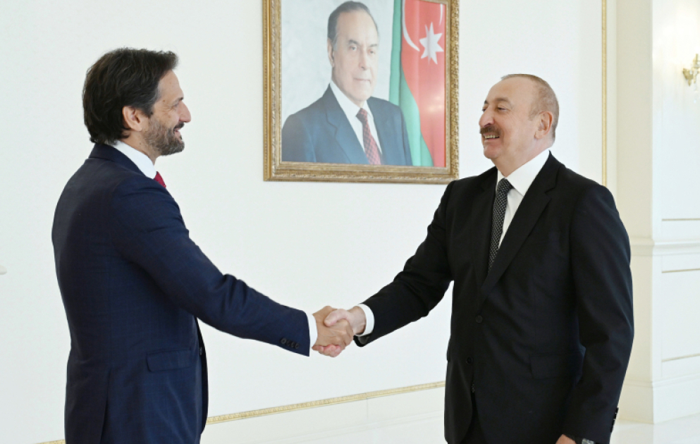 President Ilham Aliyev received delegation led by Deputy Prime Minister of Slovakia VIDEO