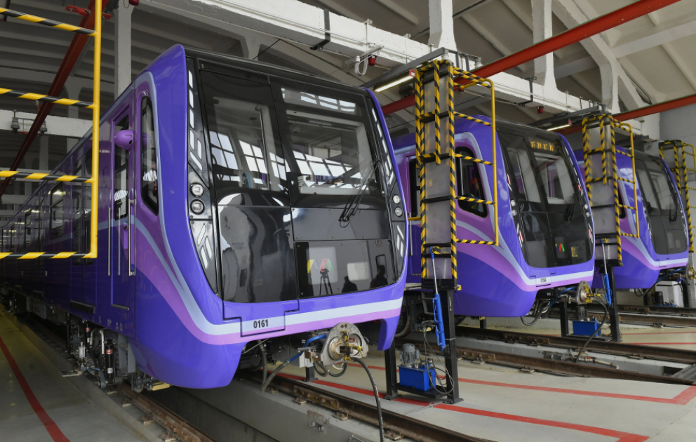 Bakı Metropoliteni xətlərində daha 15 yeni vaqon istismara buraxılıb VİDEO