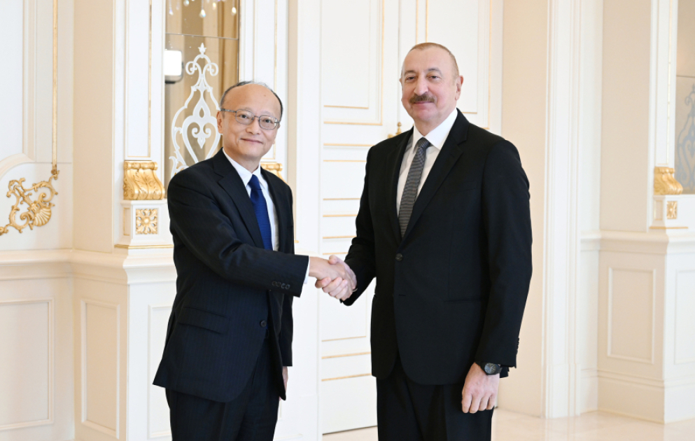 Präsident Ilham Aliyev empfängt ADP-Delegation VIDEO