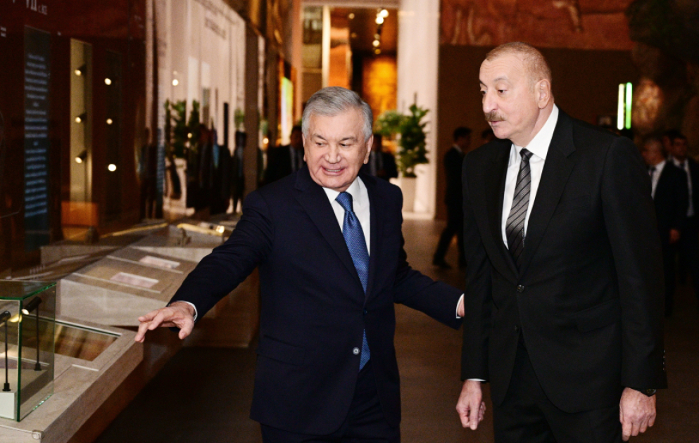 President Ilham Aliyev visited Center of Islamic Civilization in Tashkent VIDEO