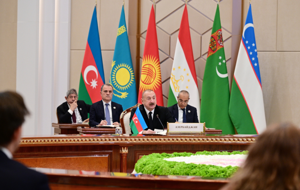 In Taschkent 7. Konsultatives Treffen der Staatsoberhäupter Zentralasiens stattgefunden  Präsident Ilham Aliyev sprach bei Veranstaltung VIDEO