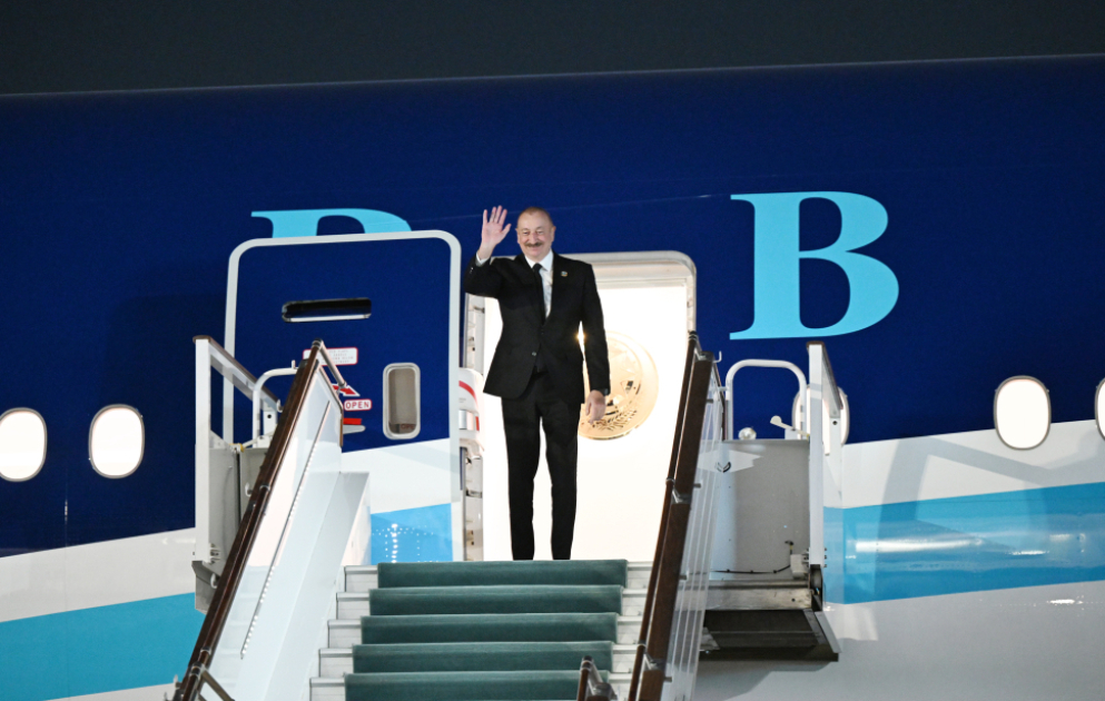 Präsident Ilham Aliyev beendet seinen Besuch in Usbekistan VIDEO