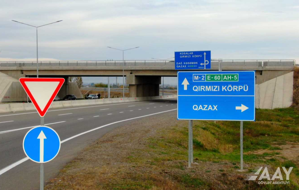 Bakı–Ələt–Qazax magistralının sonuncu hissəsinin genişləndirilməsi yekunlaşmaq üzrədir VİDEO