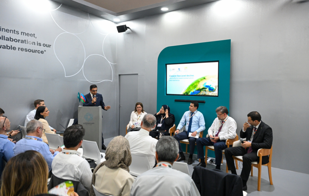 COP30-da Xəzər dənizinin səviyyəsinin azalmasına həsr olunmuş yüksəksəviyyəli tədbir keçirilib VİDEO