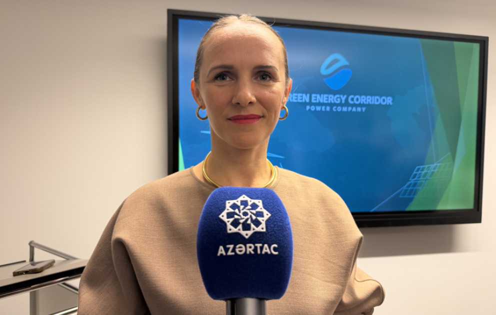 Alena Akuliç: Azərbaycan ilə yaşıl enerji sahəsində əməkdaşlığın intensivləşməsindən məmnunuq VİDEO