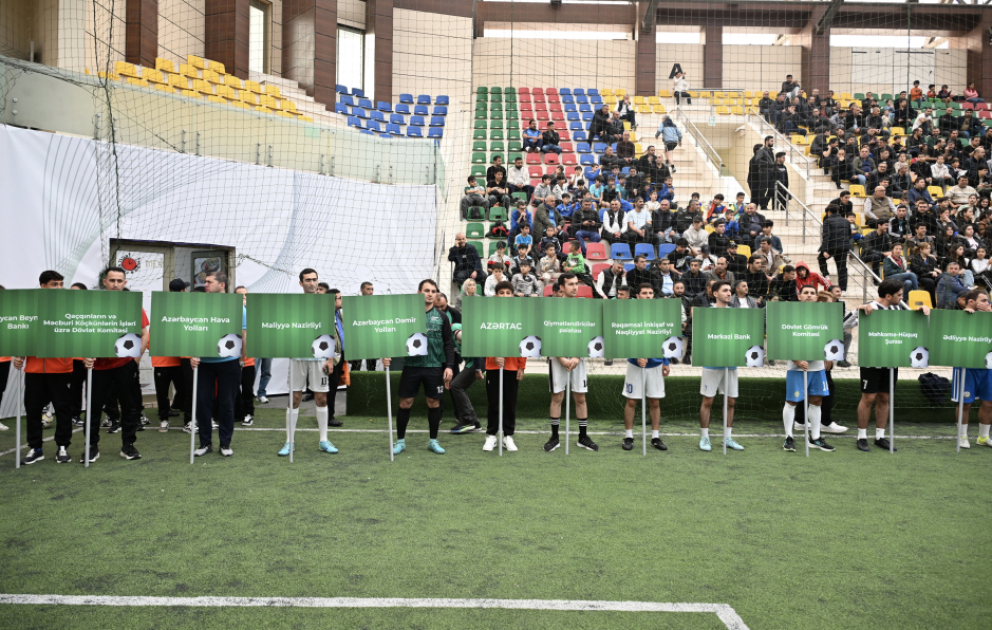 Dövlət qurumları arasında IV minifutbol turnirinin açılış mərasimi keçirilib VİDEO