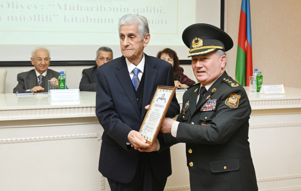 “İlham Əliyev: Müharibənin qalibi, sülhün müəllifi” kitabının təqdimatı keçirilib VİDEO
