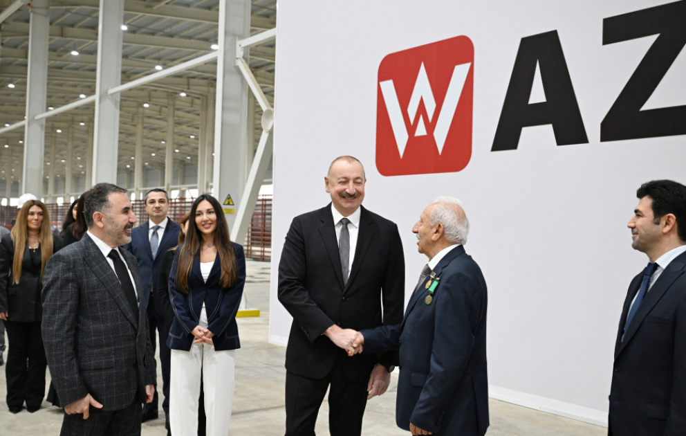 President Ilham Aliyev attended inauguration of AZWOOL mineral rock wool plant VIDEO