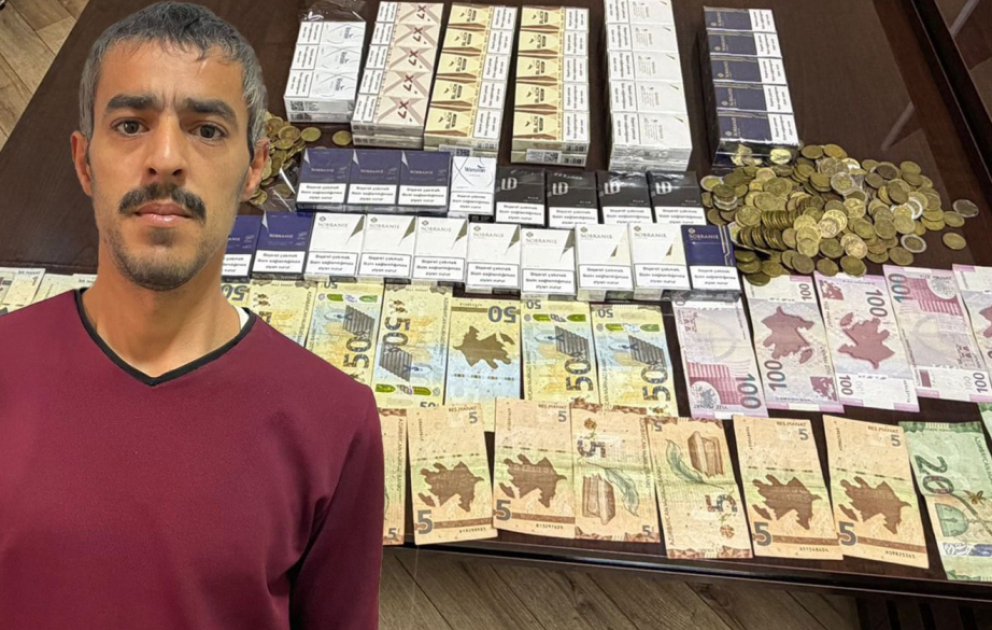 Abşeron rayonunda 4 marketdən 10 min manatlıq oğurluq edən şəxs saxlanılıb VİDEO