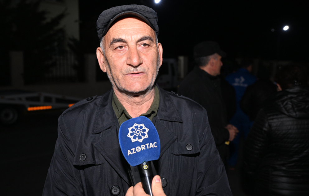 Zəngilan sakini: Bu gün illərlə davam edən həsrətimizin son günüdür VİDEO