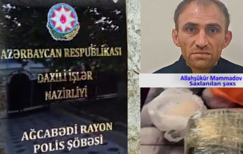 Ağcabədidə polis 2 kiloqramdan artıq narkotik vasitə aşkarlayıb VİDEO