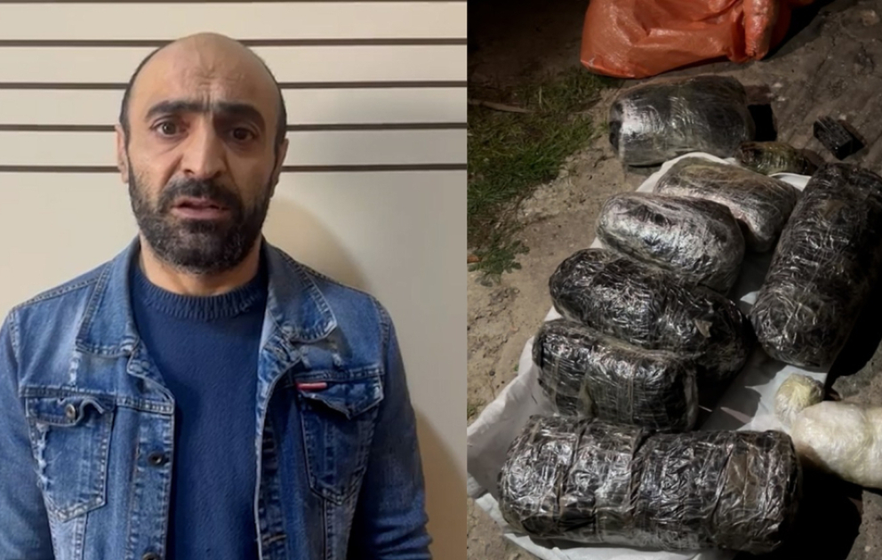 Polisin Qaradağda saxladığı kuryerdən 10 kiloqramdan artıq narkotik vasitə aşkarlanıb VİDEO