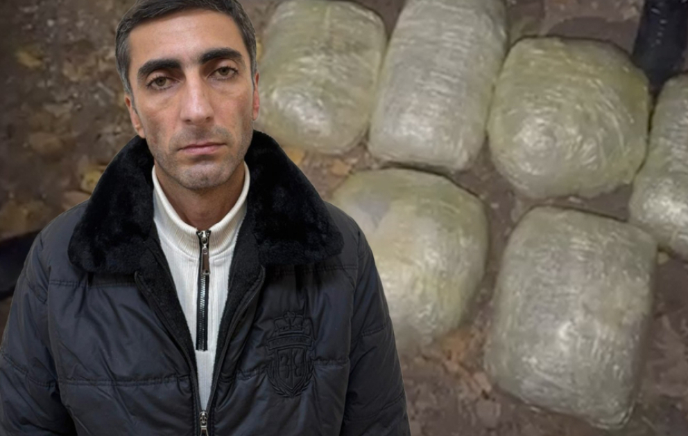 Nəsimi rayonunda narkokuryerdən 13 kiloqram marixuana aşkarlanıb VİDEO