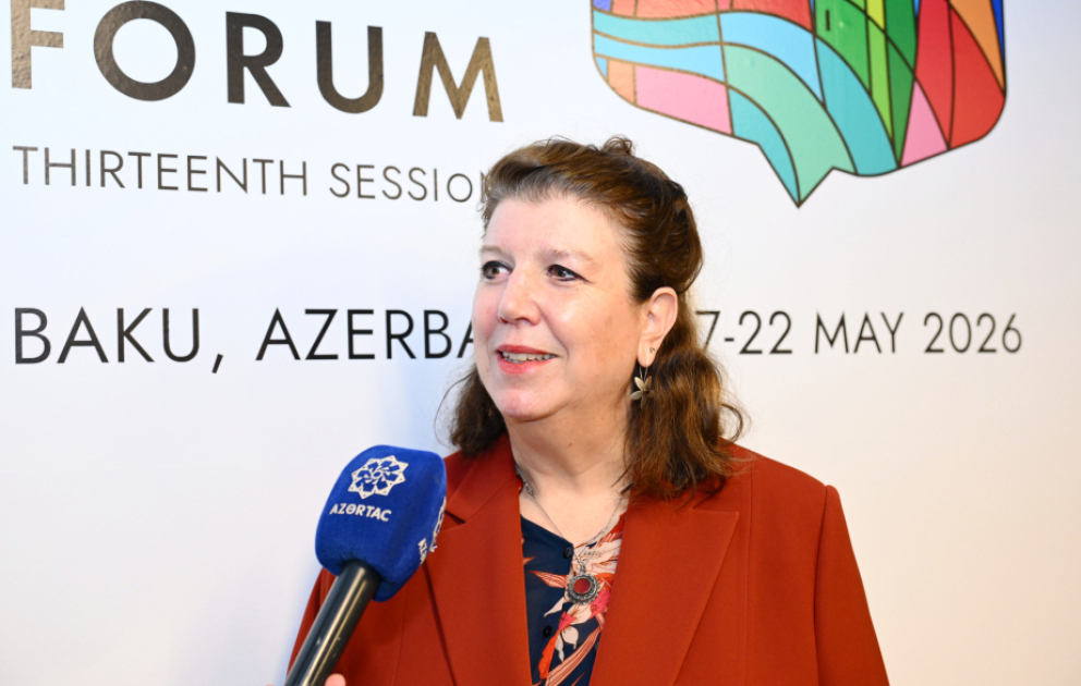 Anna Soave: WUF13 ilə bağlı təşkilati prosesin yüksək səviyyədə qurulması bizdə müsbət təəssürat yaradıb VİDEO