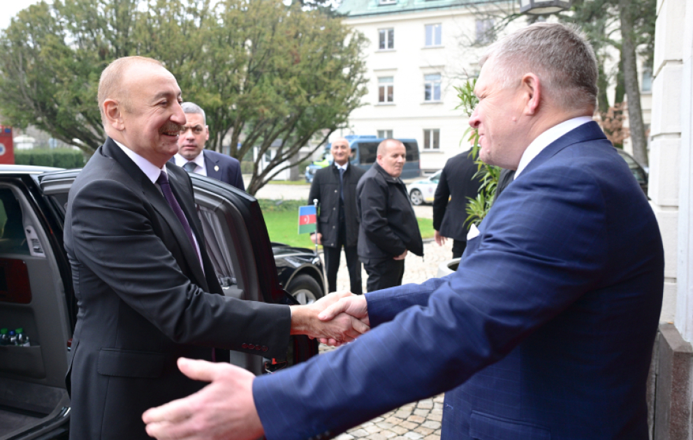 Состоялась встреча Президента Азербайджана Ильхама Алиева с Премьер-министром Словакии в формате один на один ОБНОВЛЕНО  ВИДЕО