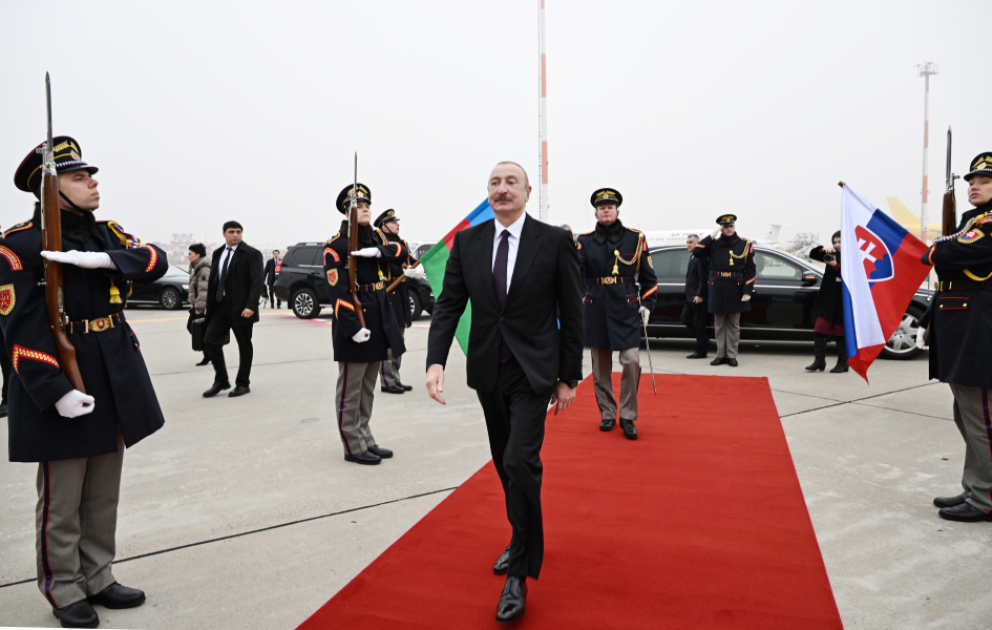 President Ilham Aliyev concluded official visit to Slovakia VIDEO