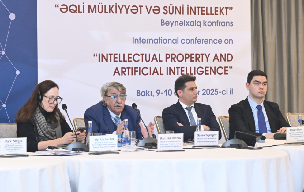 “Əqli mülkiyyət və süni intellekt” mövzusunda beynəlxalq konfransın ikinci günü müzakirələrlə davam edib VİDEO