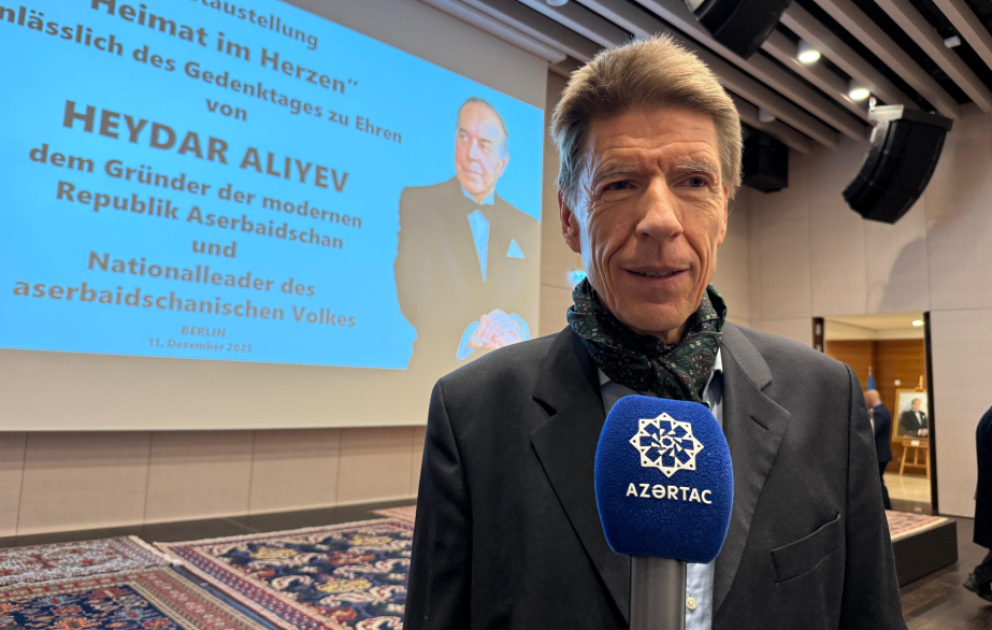Almaniyalı jurnalist: Azərbaycan tarixini öyrənərkən Heydər Əliyevin xidmətlərini də ətraflı müzakirə edirik VİDEO