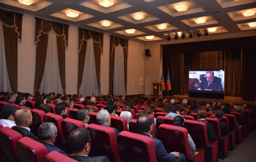 Ümummilli Liderə həsr edilən “Geosiyasi kod” adlı film nümayiş olunub VİDEO