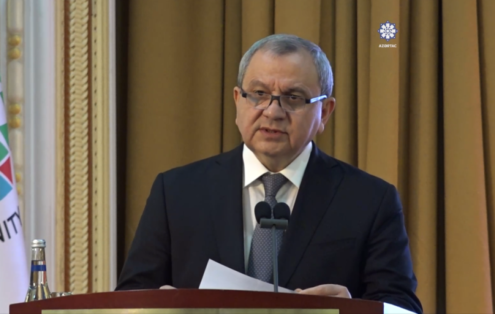 Rektor: Qərbi Azərbaycan məsələsi hüquqi dövlətçilik baxımından konstitusiya və suverenlik kontekstində təqdim olunur VİDEO