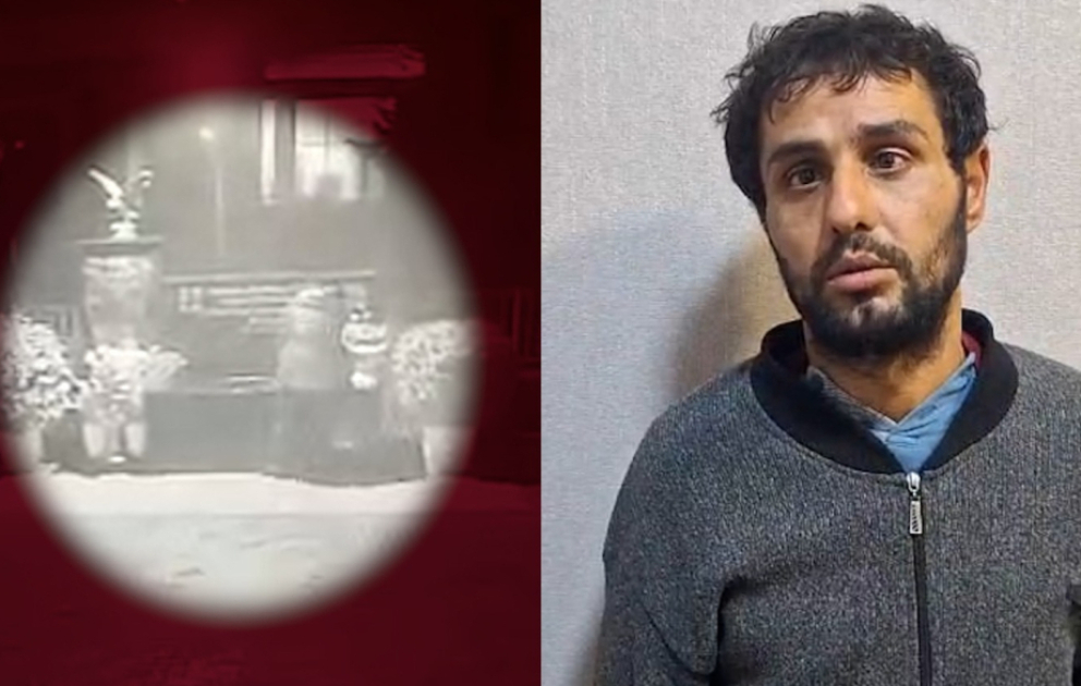 Şəhid bulağından və avtomobillərdən oğurluq edən şəxs saxlanılıb VİDEO