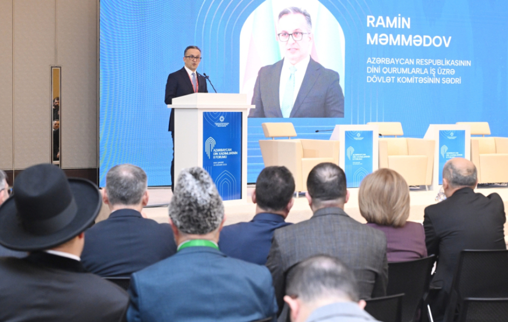 Azərbaycan Din Xadimlərinin İkinci Forumunun açılış mərasimi olub YENİLƏNİB  VİDEO
