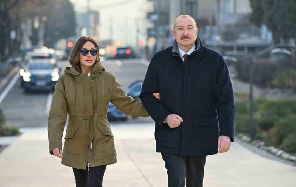 Prezident İlham Əliyev Xankəndi şəhərində Zəfər parkının açılışında iştirak edib  YENİLƏNİB  VİDEO