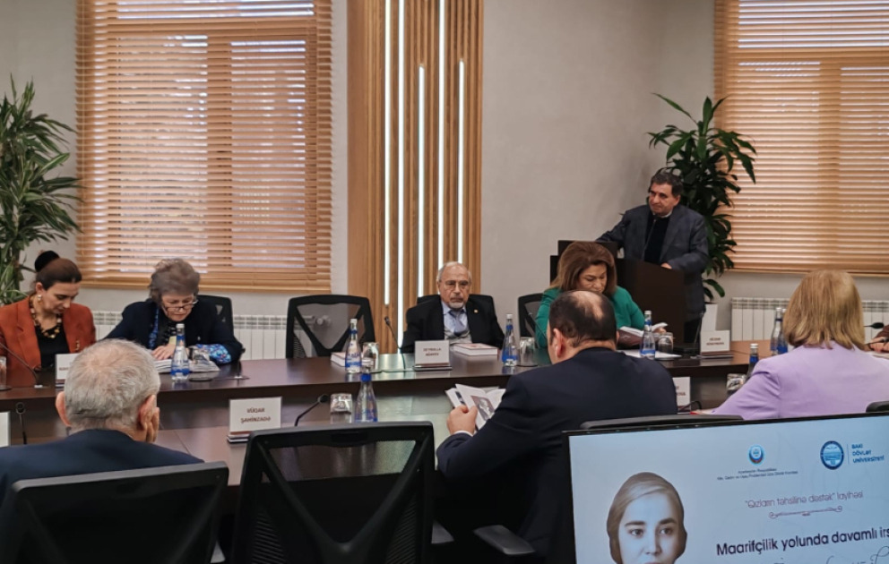 Bakı Dövlət Universitetində görkəmli pedaqoq Səidə İmanzadənin xatirəsi anılıb VİDEO