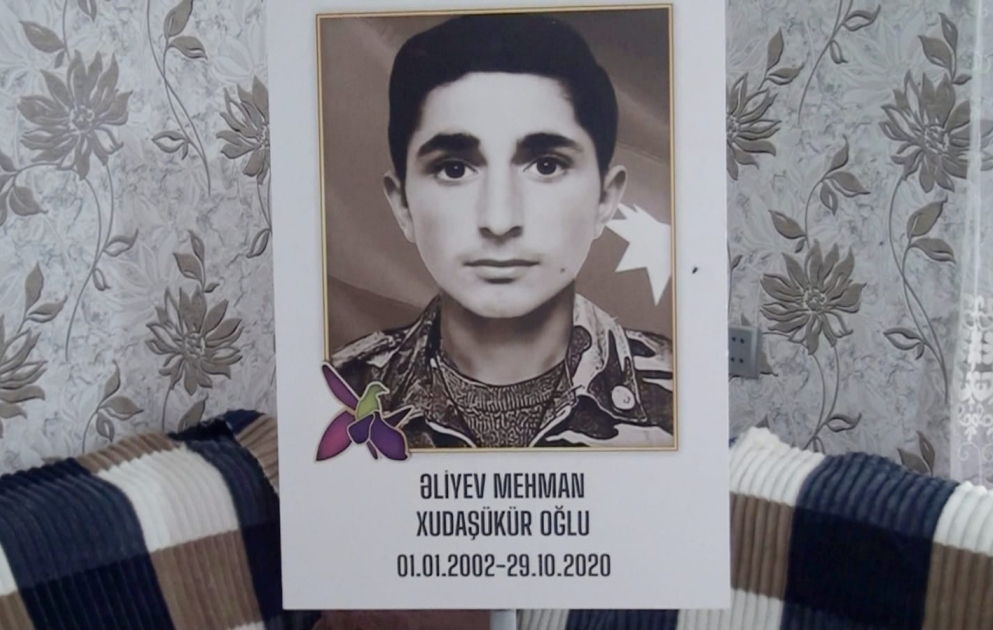 Neftçalalı şəhid Mehman Əliyevin xatirəsi anılıb: 18 yaşında dastan yazan qəhrəman VİDEO