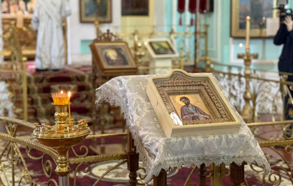 Gəncədə Rus Pravoslav Kilsəsində Milad bayramı qeyd olunub VİDEO