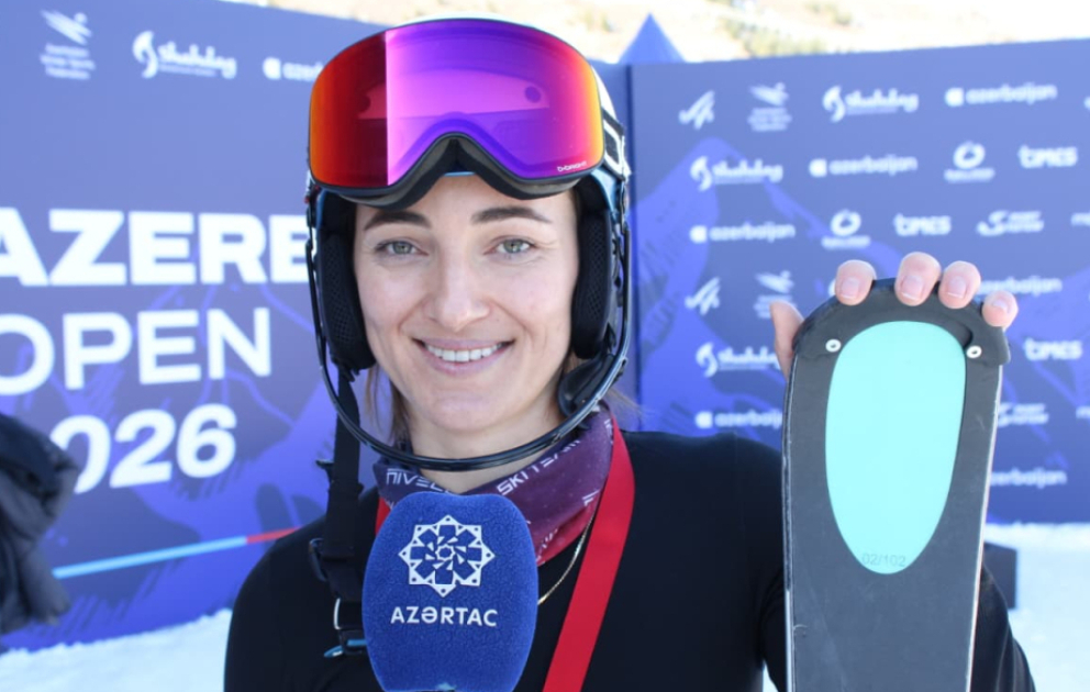 “Azerbaijan Open” beynəlxalq turnirinin ilk qalibi: “Şahdağ”ın xizək yolları çox gözəldir VİDEO
