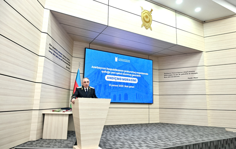 Kamran Əliyev: Müsabiqə yolu ilə qulluğa qəbul olunmuş prokurorluq işçiləri prokurorluğun kadr korpusunun 97 faizini təşkil edəcək VİDEO