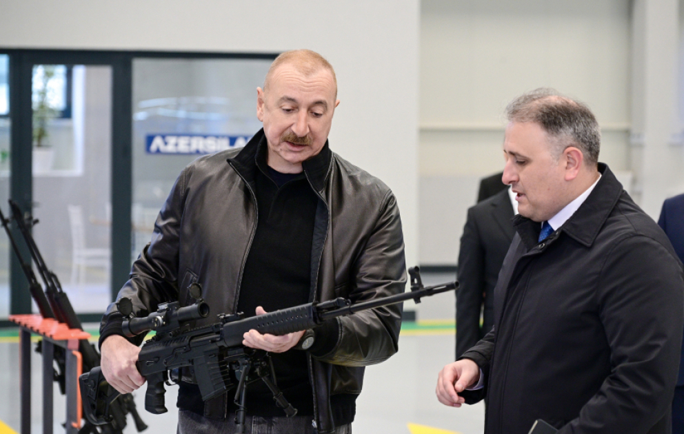 President Ilham Aliyev attended opening of Tartar Electromechanical Plant after reconstruction VIDEO