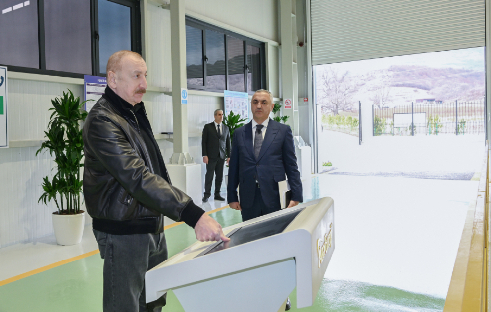 President Ilham Aliyev attended opening of “Gozlukorpu” Hydroelectric Power Plant in Aghdara district VIDEO