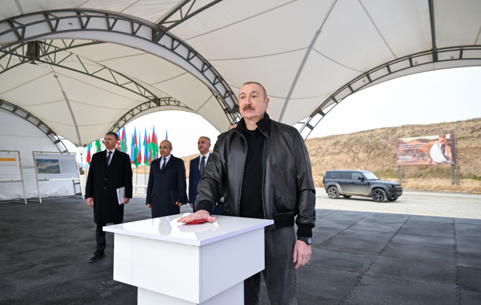 President Ilham Aliyev inspected “Damirli” Ore Processing Complex in Janyataq village, Aghdara VIDEO