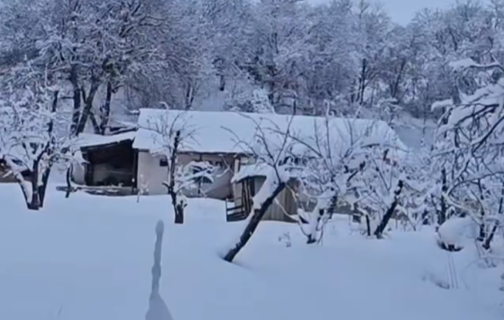 Ordubadda qarın hündürlüyü 60 santimetri keçib VİDEO