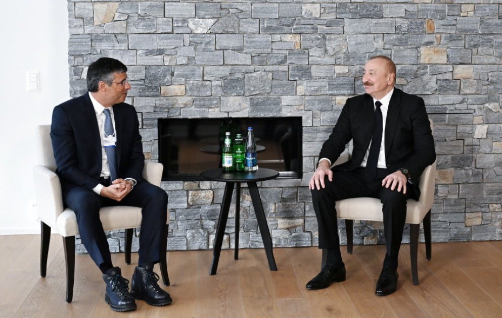 President Ilham Aliyev met with Chairman of Brazil’s BTG Pactual in Davos VIDEO