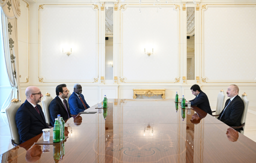 President Ilham Aliyev received delegation of the Zayed Award for Human Fraternity VIDEO
