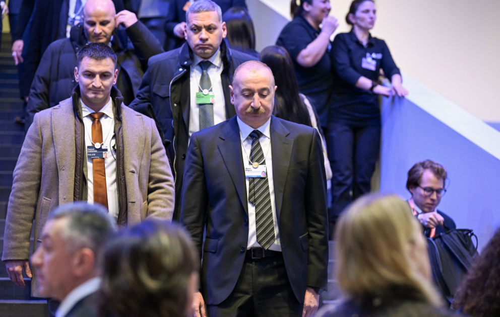 President Ilham Aliyev participated in panel session as part of World Economic Forum VIDEO
