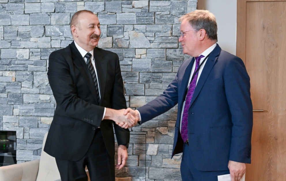 President Ilham Aliyev met with Chief Executive Officer of Vitol in Davos VIDEO