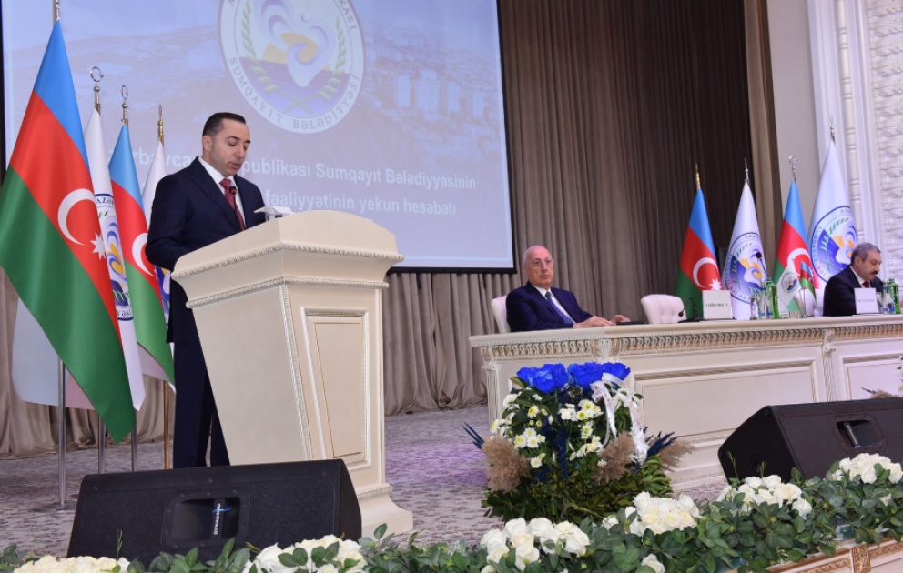 Sumqayıt bələdiyyəsinin yerli büdcəsinin gəlirləri ötən il 3 milyon 750 min manat təşkil edib VİDEO