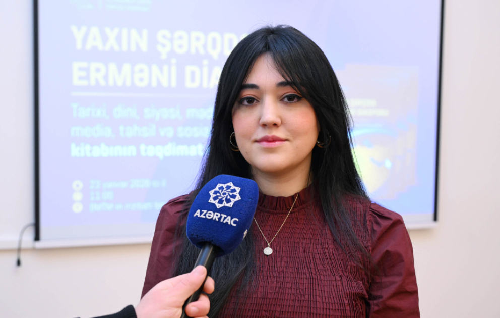 Lalə Xəlilzadə: Yaxın Şərqdə erməni diasporunun araşdırılması ikiqat məsuliyyət idi VİDEO