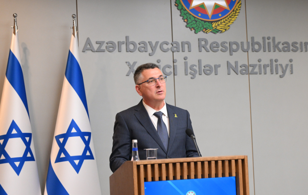 Gideon Saar: Yəhudilər Azərbaycanda həmişə sülh şəraitində yaşayıblar VİDEO
