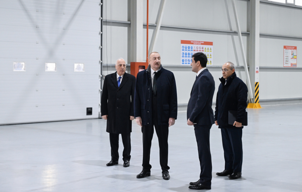Cardboard and box packaging production facility inaugurated in Sumgayit Industrial Park VIDEO