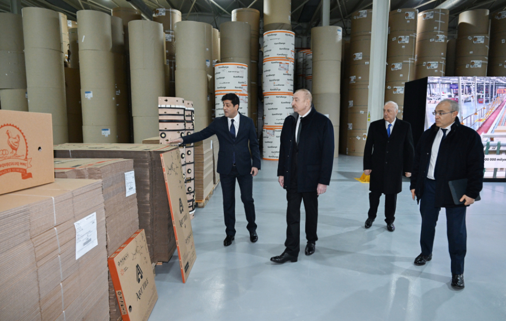 Une usine de production d'emballages en carton et en boîtes inaugurée dans le Parc industriel de Soumgaït VIDEO