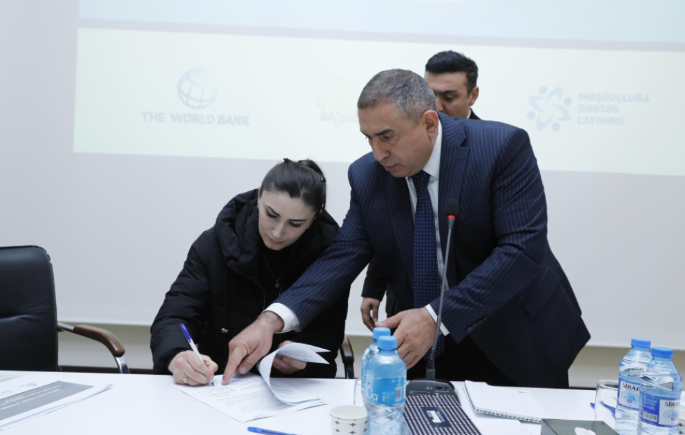 “Məşğulluğa dəstək layihəsi” iştirakçılarına və həssas qruplar üçün iş yerlərinin yaradılmasına daha bir dəstək VİDEO