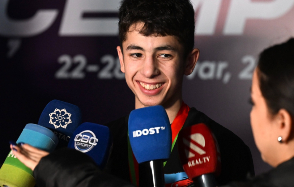 Azərbaycan çempionu: Ən böyük hədəfim Olimpiya Oyunlarında qızıl medal qazanmaqdır VİDEO